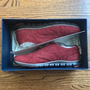 Cole Haan ZERØGRAND Suede Wingtip Oxford Shoes